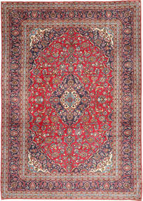  Keshan Matto 247X346 Itämainen Käsinsolmittu Ruoste/Tummanpunainen (Villa, Persia/Iran)
