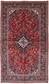  Keshan Matto 147X258 Itämainen Käsinsolmittu Tummanpunainen/Tummanvioletti (Villa, Persia/Iran)