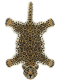 Leopard Lasten Matto 100X160 Pieni Beige Eläimet Villamatto Matot 
