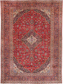  Keshan Matto 285X395 Itämainen Käsinsolmittu Tummanpunainen/Tummanruskea Isot (Villa, Persia/Iran)