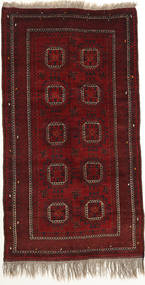  Afghan Khal Mohammadi Matto 124X228 Itämainen Käsinsolmittu Tummanpunainen/Beige (Villa, )