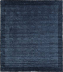  Handloom Frame - Tumma Sininen Matto 250X300 Moderni Tummansininen/Sininen Isot (Villa, Intia)