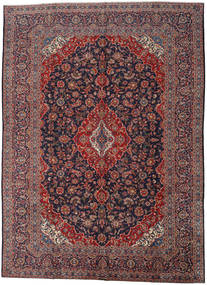  Keshan Matto 290X403 Itämainen Käsinsolmittu Tummanruskea/Tummanpunainen Isot (Villa, Persia/Iran)
