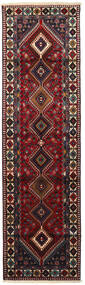  Matto Yalameh Matot 83X293 Käytävämatto Tummanpunainen/Punainen (Villa, Persia/Iran)