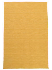  Kelim Loom - Keltainen Matto 250X350 Moderni Käsinkudottu Vaaleanruskea/Tummanbeige Isot (Villa, Intia)