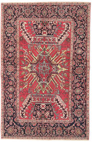  Mashad Patina Matto 145X223 Itämainen Käsinsolmittu Tummanpunainen/Tummanruskea (Villa, Persia/Iran)