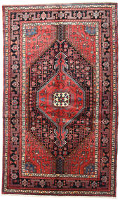  Nahavand Matto 150X245 Itämainen Käsinsolmittu Tummanruskea/Tummanpunainen (Villa, Persia/Iran)