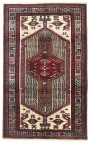  Sarab Matto 95X154 Itämainen Käsinsolmittu Tummanruskea/Tummanpunainen (Villa, Persia/Iran)