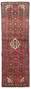  Hosseinabad Matto 65X197 Itämainen Käsinsolmittu Käytävämatto Tummanpunainen/Tummanruskea (Villa, Persia/Iran)
