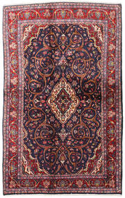  Sarough Matto 130X212 Itämainen Käsinsolmittu Tummanvioletti/Tummanpunainen (Villa, Persia/Iran)