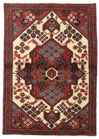  Hamadan Matto 104X150 Itämainen Käsinsolmittu Tummanpunainen/Musta (Villa, Persia/Iran)