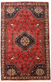 Ghashghai Matto 156X253 Itämainen Käsinsolmittu Tummanpunainen/Ruoste (Villa, Persia/Iran)