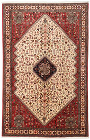  Abadeh Matto 165X260 Itämainen Käsinsolmittu Tummanpunainen/Tummanruskea (Villa, Persia/Iran)