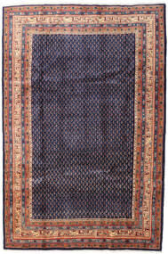 Sarough Mir Matto 215X320 Itämainen Käsinsolmittu Tummanvioletti/Vaaleanruskea (Villa, Persia/Iran)