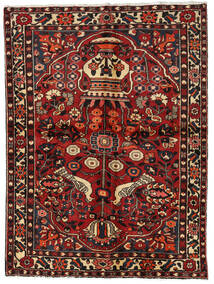  Bakhtiar Matto 156X209 Itämainen Käsinsolmittu Tummanpunainen/Tummanruskea (Villa, Persia/Iran)