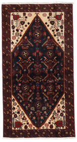  Beluch Matto 106X200 Itämainen Käsinsolmittu Tummanruskea/Tummanpunainen (Villa, Persia/Iran)