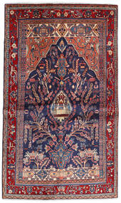  Persialainen Sarough Sherkat Farsh Matot 130X211 Punainen/Tummanvioletti 