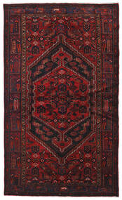  Hamadan Matto 134X226 Itämainen Käsinsolmittu Tummanpunainen (Villa, Persia/Iran)