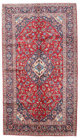  Keshan Matto 148X261 Itämainen Käsinsolmittu Vaaleanharmaa/Punainen (Villa, Persia/Iran)
