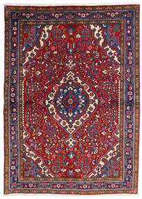  Persialainen Sarough Matot Matto 112X154 Punainen/Tummanvioletti (Villa, Persia/Iran)
