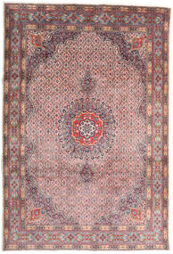  Moud Matto 210X310 Itämainen Käsinsolmittu Vaaleanharmaa/Vaaleanvioletti (Villa/Silkki, Persia/Iran)