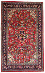  Mahal Matto 215X345 Itämainen Käsinsolmittu Tummanpunainen/Tummanruskea (Villa, Persia/Iran)