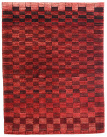  Loribaft Persia Matto 108X141 Moderni Käsinsolmittu Tummanpunainen/Ruoste (Villa, Persia/Iran)