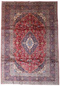  Keshan Matto 238X335 Itämainen Käsinsolmittu Tummanpunainen/Tummanruskea (Villa, Persia/Iran)