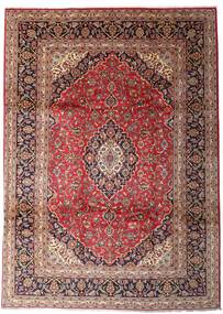  Keshan Matto 247X342 Itämainen Käsinsolmittu Tummanpunainen/Ruskea (Villa, Persia/Iran)