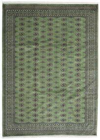  Pakistan Bokhara 2Ply Matto 250X344 Itämainen Käsinsolmittu Tummanharmaa/Oliivinvihreä Isot (Villa, Pakistan)