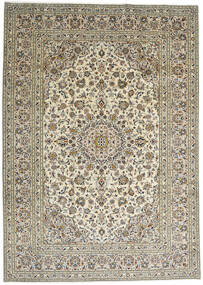  Keshan Matto 244X340 Itämainen Käsinsolmittu Tummanbeige/Tummanharmaa (Villa, Persia/Iran)