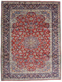  Najafabad Matto 263X346 Itämainen Käsinsolmittu Vaaleanharmaa/Tummanpunainen Isot (Villa, Persia/Iran)