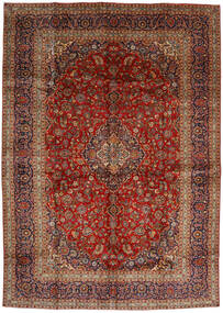  Keshan Matto 288X406 Itämainen Käsinsolmittu Tummanruskea/Tummanpunainen Isot (Villa, Persia/Iran)