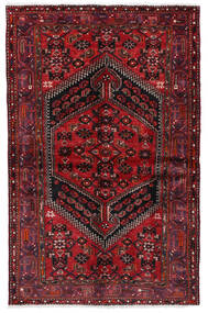  Hamadan Matto 128X213 Itämainen Käsinsolmittu Tummanpunainen (Villa, Persia/Iran)
