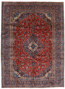  Keshan Matto 292X400 Itämainen Käsinsolmittu Tummanpunainen/Tummansininen Isot (Villa, Persia/Iran)
