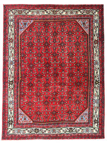  Hosseinabad Matto 150X198 Itämainen Käsinsolmittu Punainen/Tummanruskea (Villa, Persia/Iran)