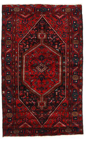  Hamadan Matto 137X223 Itämainen Käsinsolmittu Tummanpunainen/Punainen (Villa, Persia/Iran)