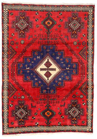  Afshar/Sirjan Matto 162X230 Itämainen Käsinsolmittu Punainen/Tummanvioletti (Villa, Persia/Iran)