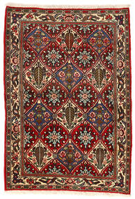  Bakhtiar Collectible Matto 105X153 Itämainen Käsinsolmittu Tummanruskea/Tummanpunainen (Villa, Persia/Iran)
