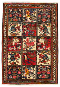  Bakhtiar Collectible Matto 113X161 Itämainen Käsinsolmittu Tummanruskea/Punainen (Villa, Persia/Iran)