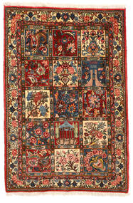  Bakhtiar Collectible Matto 104X155 Itämainen Käsinsolmittu Tummanruskea/Tummanpunainen (Villa, Persia/Iran)