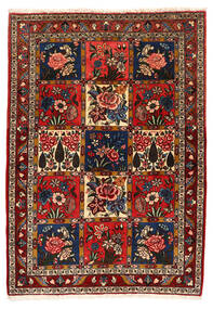  Bakhtiar Collectible Matto 111X156 Itämainen Käsinsolmittu Tummanpunainen/Musta (Villa, Persia/Iran)