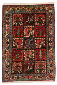  Bakhtiar Collectible Matto 105X152 Itämainen Käsinsolmittu Tummanruskea/Tummanpunainen (Villa, Persia/Iran)