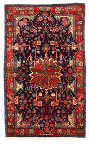  Nahavand Old Matto 153X253 Itämainen Käsinsolmittu Tummanvioletti/Tummanpunainen (Villa, Persia/Iran)
