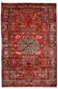  Nahavand Old Matto 157X238 Itämainen Käsinsolmittu Tummanpunainen/Tummanruskea/Ruoste (Villa, Persia/Iran)