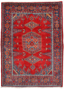  Wiss Matto 160X222 Itämainen Käsinsolmittu Ruoste/Tummanpunainen (Villa, Persia/Iran)