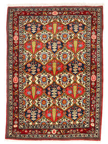  Bakhtiar Collectible Matto 106X147 Itämainen Käsinsolmittu Tummanruskea/Tummanpunainen (Villa, Persia/Iran)