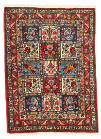  Bakhtiar Collectible Matto 105X140 Itämainen Käsinsolmittu Tummanruskea/Tummanpunainen (Villa, Persia/Iran)