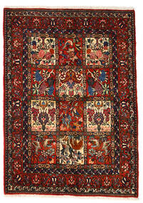  Bakhtiar Collectible Matto 106X150 Itämainen Käsinsolmittu Tummanruskea/Tummanpunainen (Villa, Persia/Iran)