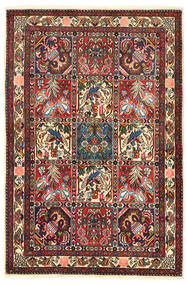  Bakhtiar Collectible Matto 106X158 Itämainen Käsinsolmittu Tummanruskea/Tummanpunainen (Villa, Persia/Iran)